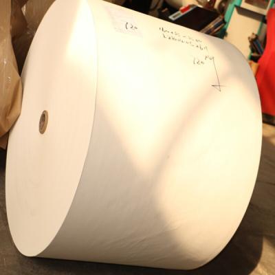 China paper roll with flexo pinting for making cup,single wall pe coated paper for cups for sale