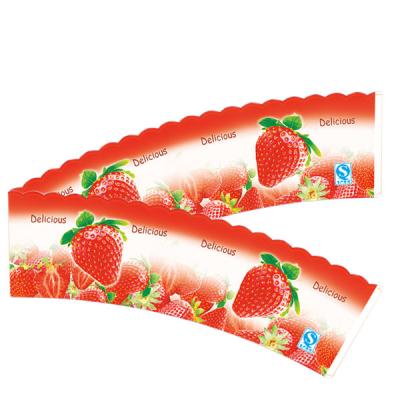 China 6.5 baking paper cup for cakes packaging for sale