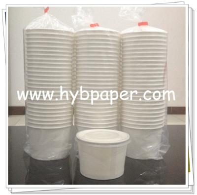 China soup paper cup in bowls from paper manufacturers in China for sale