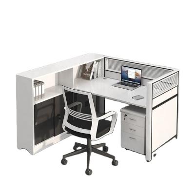 China Contemporary Staff desk 4/6/8 person screen partition computer desk modular staff desk for sale