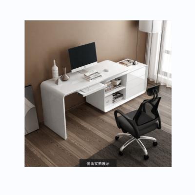 China Adjustable (height) Modern Corner Multi-functional Home Desk High-end Painting Desk Student Desk Pvc Office Furniture Contemporary Office Building for sale