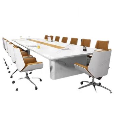 China Adjustable (height) 20 Persons Conference Table Meeting Desk Cheap Office Conference Room Desk Supplier Durable Wooden China Wood Office Furniture for sale