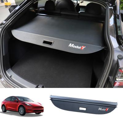 China Waterproof for MODEL Y Retractable Parcel Rack Trunk Organizer Tail Box Trunk Cover Protect Privacy Auto Parts for sale