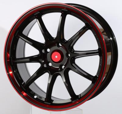 China 6008 17 inch aluminum alloy aluminum car wheel 4*100/114.3 5*100/114.3 new rims for passenger car use for sale