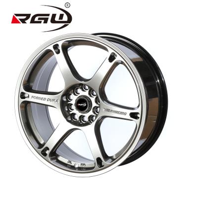 China 635 Aluminum Wheels Gray Bronze Matt Black Aluminum Alloy Car Wheel 17 Inch New Designs Edges 5 Hole 8 Hole 6 Wheels for sale