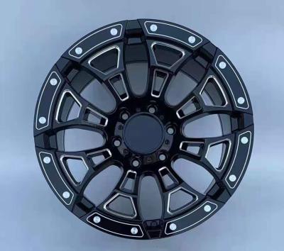 China 8112 Aluminum 18 Inch Off Road Wheel, 18*9 6*139.7 Aluminum Alloy Spoke Car Wheel Milling Rims for sale