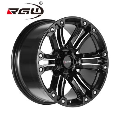 China Off Road Aluminum Alloy 6160 6 Inch 18x9 Hole 6 Hooks Rims Rim Car Wheel Pcd 114 Rims 6x114.3 For Suv for sale