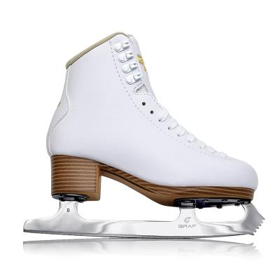 China Strong GRAF U20 suitable for beginners to basic taxi carbon steel high-precision skates sponge ice skating figure shoes for sale