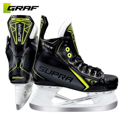 China 26#-47# strong\comfortable\durable\breathable\ultralight thickened comfortable tongue shoe neckline ice hockey skates for sale