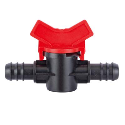 China Agriculture Mini Irrigation Micro Irrigation Valves Farm Garden PE Pipe 16mm Agricultural Ball Valve for sale