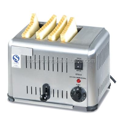 China Stainless Steel Commercial 4 Slice Bread Toaster Electric Toaster for sale