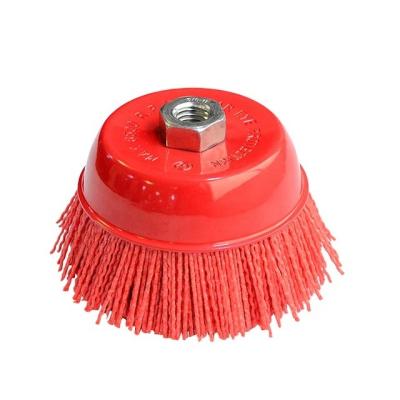 China Remove Rust Nylon Cup Brush With 5/8