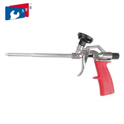 China Seal Slot On Wall Or Window Aluminum Foam Gun Dispenser Expanding Foam Gun for sale