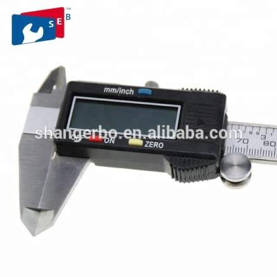 China Plastic Cover Stainless Steel Electronic Digital Vernier Calipers for sale