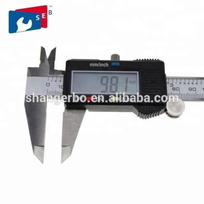 China Stainless Iron LCD Display Vernier Caliper Digital With 1.5V Battery for sale