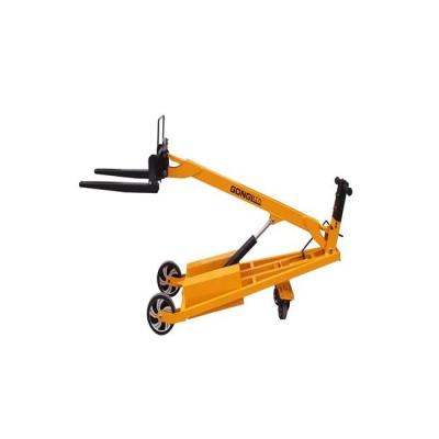 China Hotels Semi Electric Mobile Small Cargo Handing Pallet Fork Loading And Unloading Truck for sale