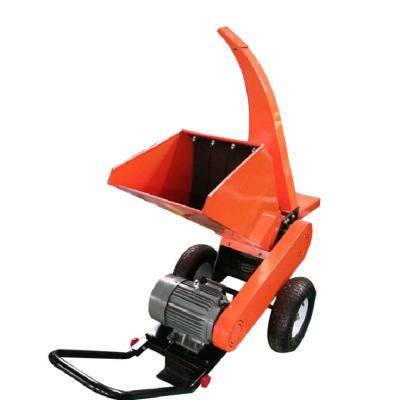 China Three Phase Electric Farms Forest Machinery Wood Chipper Machine 7.5kw Forestry Shredder for sale