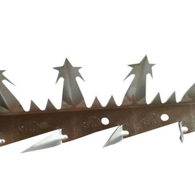 China Steel Plate High Security Anti Climb Wall Spikes for sale