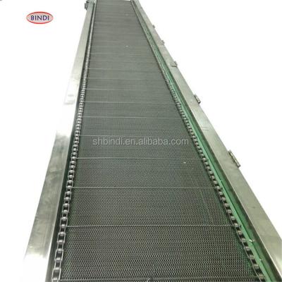 China Heat Resistant Food Cooking Frying Conveyor Stainless Steel Freezing Wire Mesh Belt Conveyor for sale