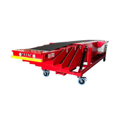 China Heat Resistant Useful Large Telescopic Conveyor Belt Machine For Truck Loading for sale