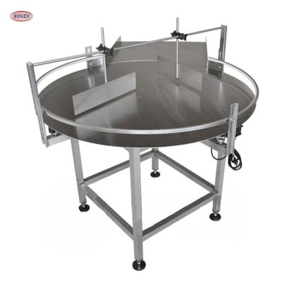 China Round Heat Resistant Accumulation Table for Beverage Production for sale