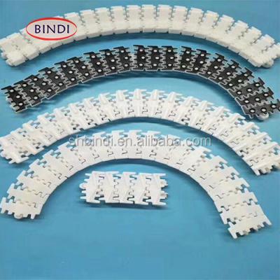 China Flexible Beverage Plastic Modular Tooth Chain Conveyor Belt for sale