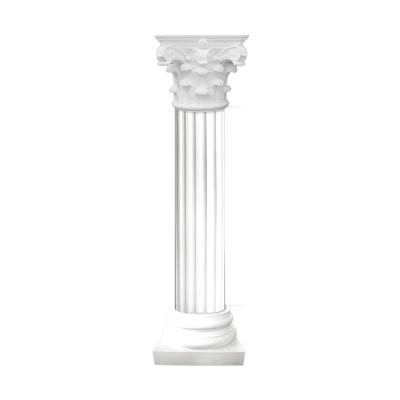 China Beautiful View Guanyu Roman Plant Stand  Greek Column Statue Roman Pillar Wedding Column Flower Pot Holder Rack Shelf for Party PU Roman Column for sale