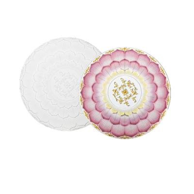 China French Guanyu good price beatuiful Home Petite Round Ceiling Medallion or Fan Medallion, 90cm , colorful PU ceiling medallions for sale