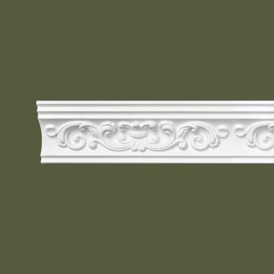 China New European Style Durable Building Materials Home Decoration Molding 3D PU Corner Lines Carved Corner Line for sale