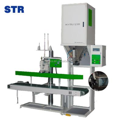 China DCS-25 Fully Automatic Salt Bagging Granule Packaging Machine for 5kg 10kg 25kg 50kg Bags for sale