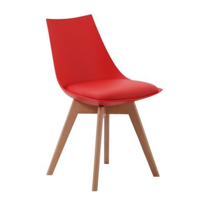 China Free Sample Modern Fancy Chairheavy Duty Emesis T004 Sungle Restuarent Plastic Chair With Writing Desk Stackable Plastic Chair for sale