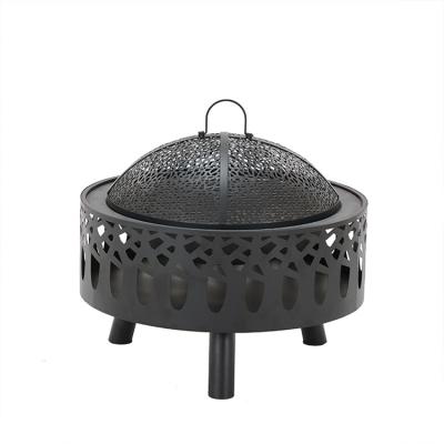 China Wholesale High Quality Black Outdoor BBQ Grill Outdoor Garden Patio Fire Pit Easily Assembled for sale