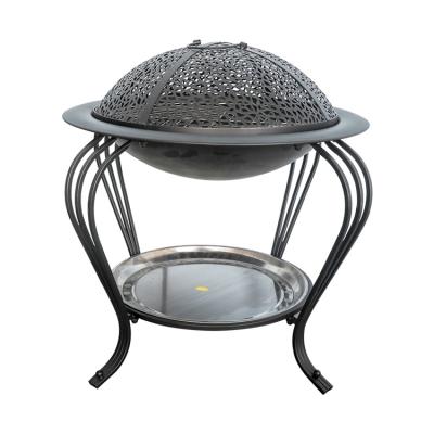 China High Quality Customized Portable Outdoor Black BBQ Grill Easily Assembled for sale