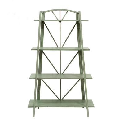 China Modern Classic Tall 4-Shelf Iron Garden Planter Flower Stand Stand Eco-friendly Good Price Wrought for sale