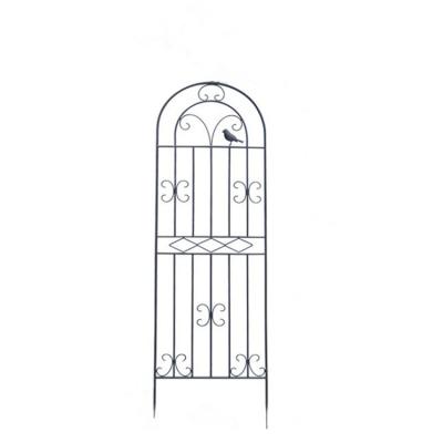 China Home& Garden Product Arrival Metal Garden Hummingbird Trellis Panel Wrought Iron Fence Hot Selling for sale