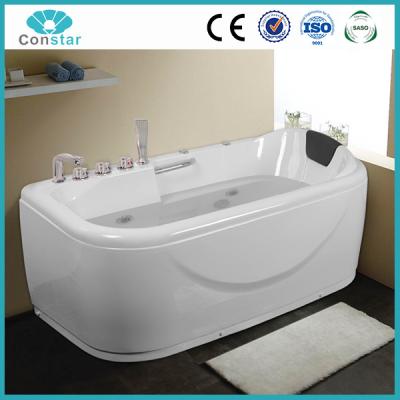 China Freestanding Luxury Clear Transparent Bathroom Tempered Glass Hydro Jetted Massage Bathtub for sale