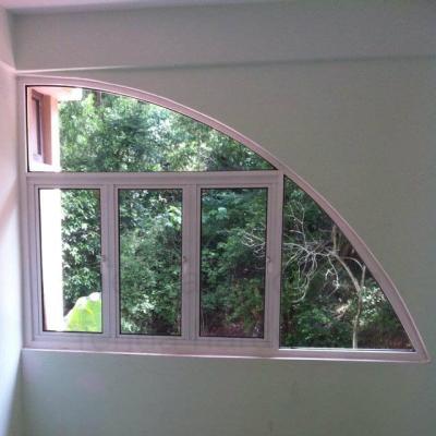 China Magnetic Double Glass Screen Hurricane Proof Sound Proof Aluminum Alloy Casement Window for sale