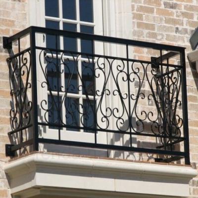 China Modern Style Wrought Iron Vertical Balustrade for sale