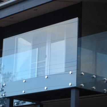 China Aluminum Underground U Channel Frameless Glass Balustrade for sale