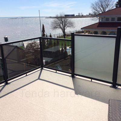 China modern aluminum glass balustrade for sale