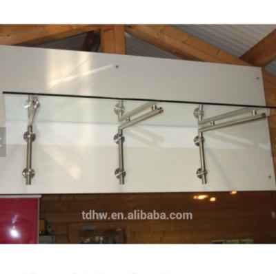 China 8/10/12mm Glass-Glass Tent Canopy With Stainless Steel Support Bar for sale