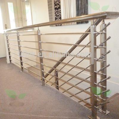 China stair terrace/balcony/stainless steel bar railing porch railing with stainless steel baluster and railing for sale