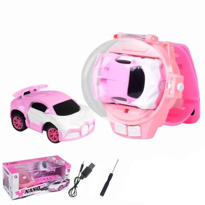 China App Controlled RC Cars Larger View Picture Add to Compare HOSHI Mini Watch Rc Car 2.4G Chic Remote Control Vehicle Cute Truck From for sale