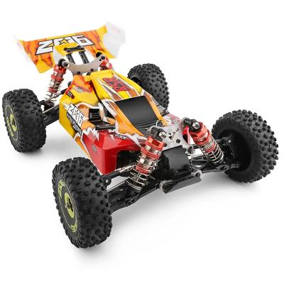 China New Wltoys App Controlled 144010 1/14 4WD RC Buggy High Speed ​​2.4G Car Racing RC Car Vehicle Brushless Motor 75km/h 144001upgrade Metal Chassis for sale