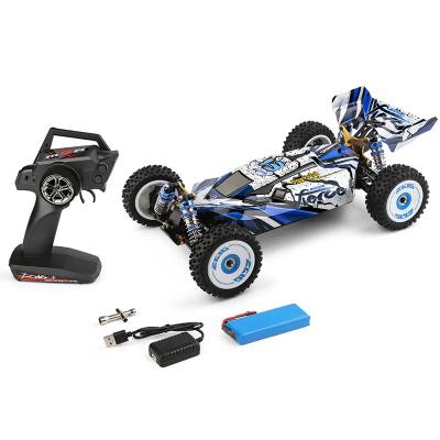 China NEW 2021 Wltoys 124017 1/12 Electric RC Car 4WD Alloy Metal Chassis 75KM/H Brushless Desert Truck Crawler Radio Control App Controlled for sale