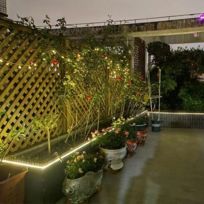 China Garden Park Plaza Energy Saving Smart Control Outdoor Waterproof Solar Led Neon Strip Light for sale