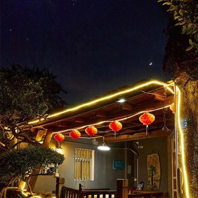 China Waterproof Fairy Garland Led Twinkle Curtain Light Solar Decorative Garden String Window for Garden and Tree for sale