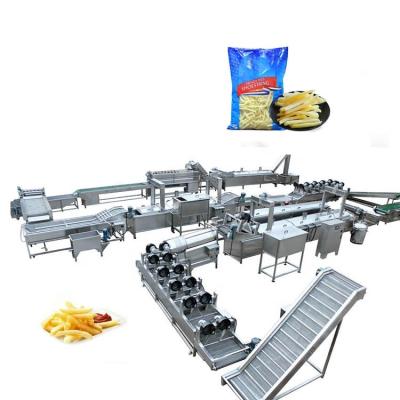 China Easy Commercial Large Scale Food Operation Machinery Automatic Assembly Line French Fries Production Line for sale