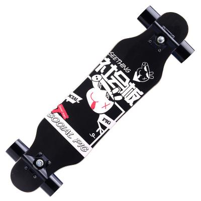 China MAGLE TIANRUN 80cm Sport Drop Down Drop Through Complete Skateboard Longboards for sale