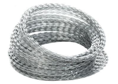 Cina Bto-22 Coil Barbed Wire Galvanized Razor Dia 600 Mm On Ships For Anti Piracy in vendita